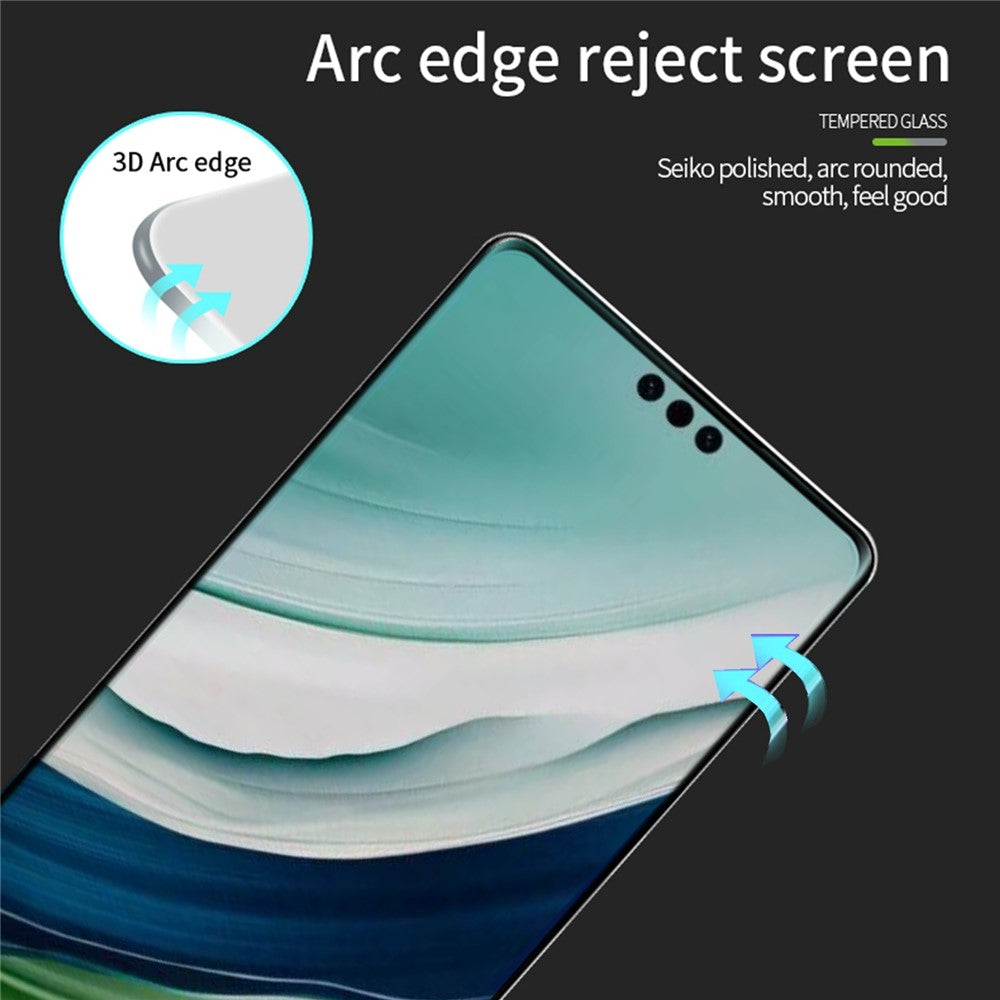 PINWUYO 3D-böjd härdad glasfilm för Huawei Mate 60 Pro / 60 Pro+ skärmskydd varm böjningsfilm