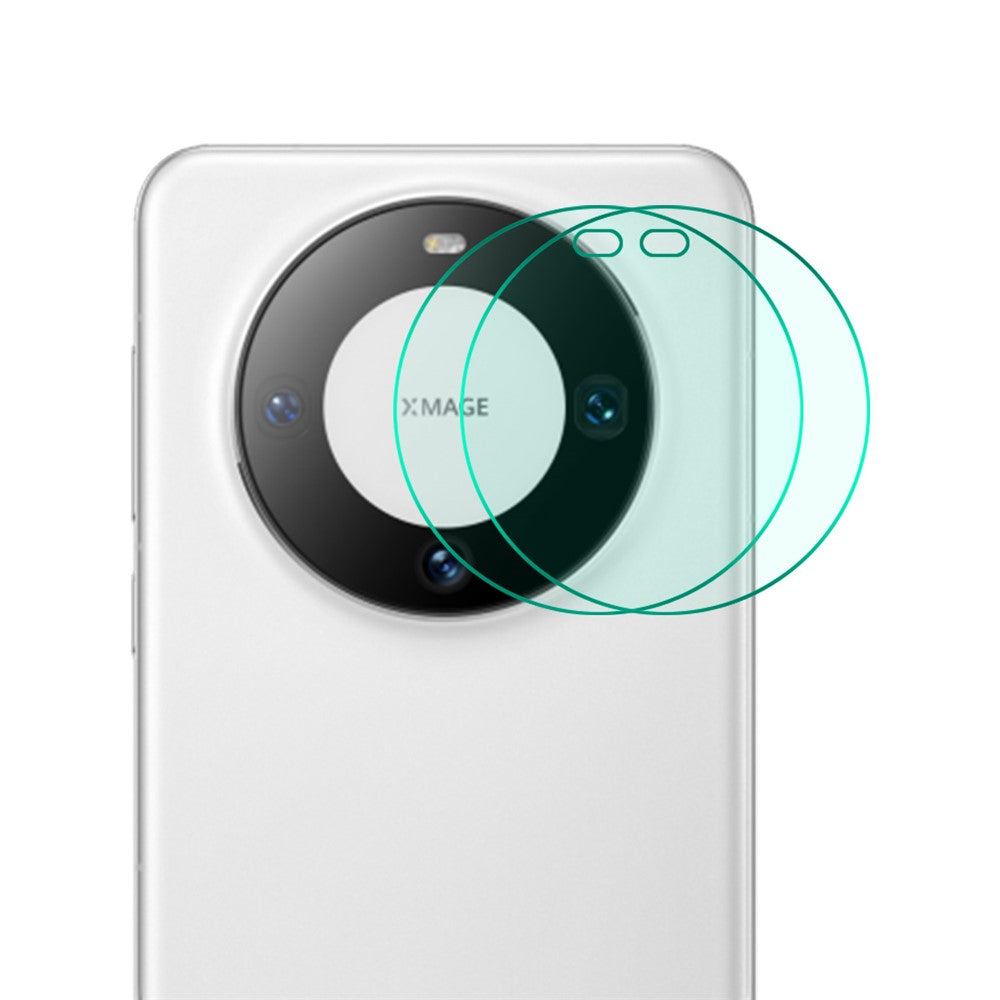 ENKAY HAT PRINCE 2Pcs for Huawei Mate 60 Pro / Mate 60 Pro+ Camera Lens Protector High Aluminum-silicon Glass 0.2mm 9H Back Lens Film
