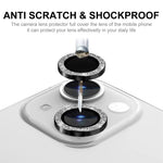 ENKAY HAT PRINCE For iPhone 15 / 15 Plus Camera Lens Protector Glitter Tempered Glass Lens Film