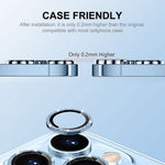 ENKAY HAT PRINCE For iPhone 15 / 15 Plus Camera Lens Protector Glitter Tempered Glass Lens Film