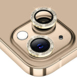 ENKAY HAT PRINCE For iPhone 15 / 15 Plus Camera Lens Protector Glitter Tempered Glass Lens Film