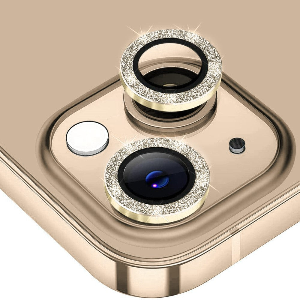 ENKAY HAT PRINCE For iPhone 15 / 15 Plus Camera Lens Protector Glitter Tempered Glass Lens Film