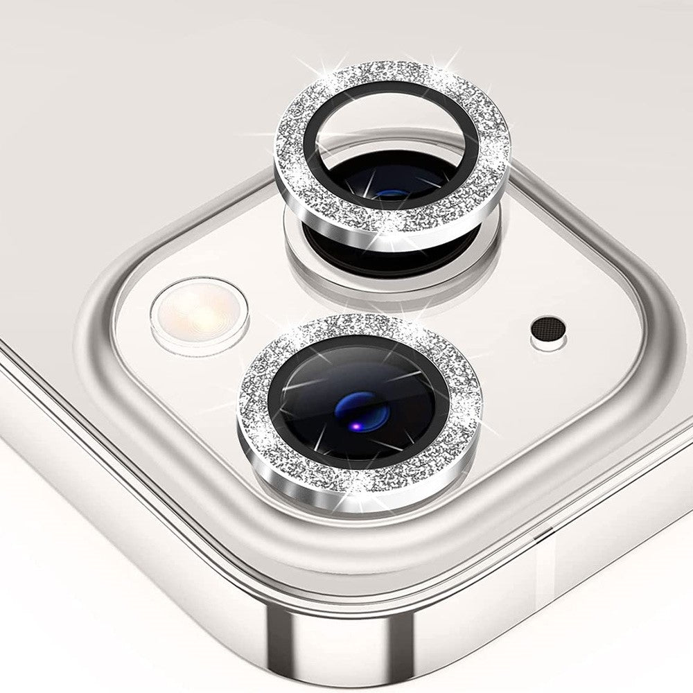 ENKAY HAT PRINCE For iPhone 15 / 15 Plus Camera Lens Protector Glitter Tempered Glass Lens Film