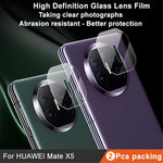IMAK 2Pcs  /  Set For Huawei Mate X5 Tempered Glass Film Anti-scratch Phone Rear Lens Protector