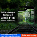 IMAK För Samsung Galaxy Z Flip5 5G Bakre Litet Skärmskydd Härdat Glas Heltäckande Film