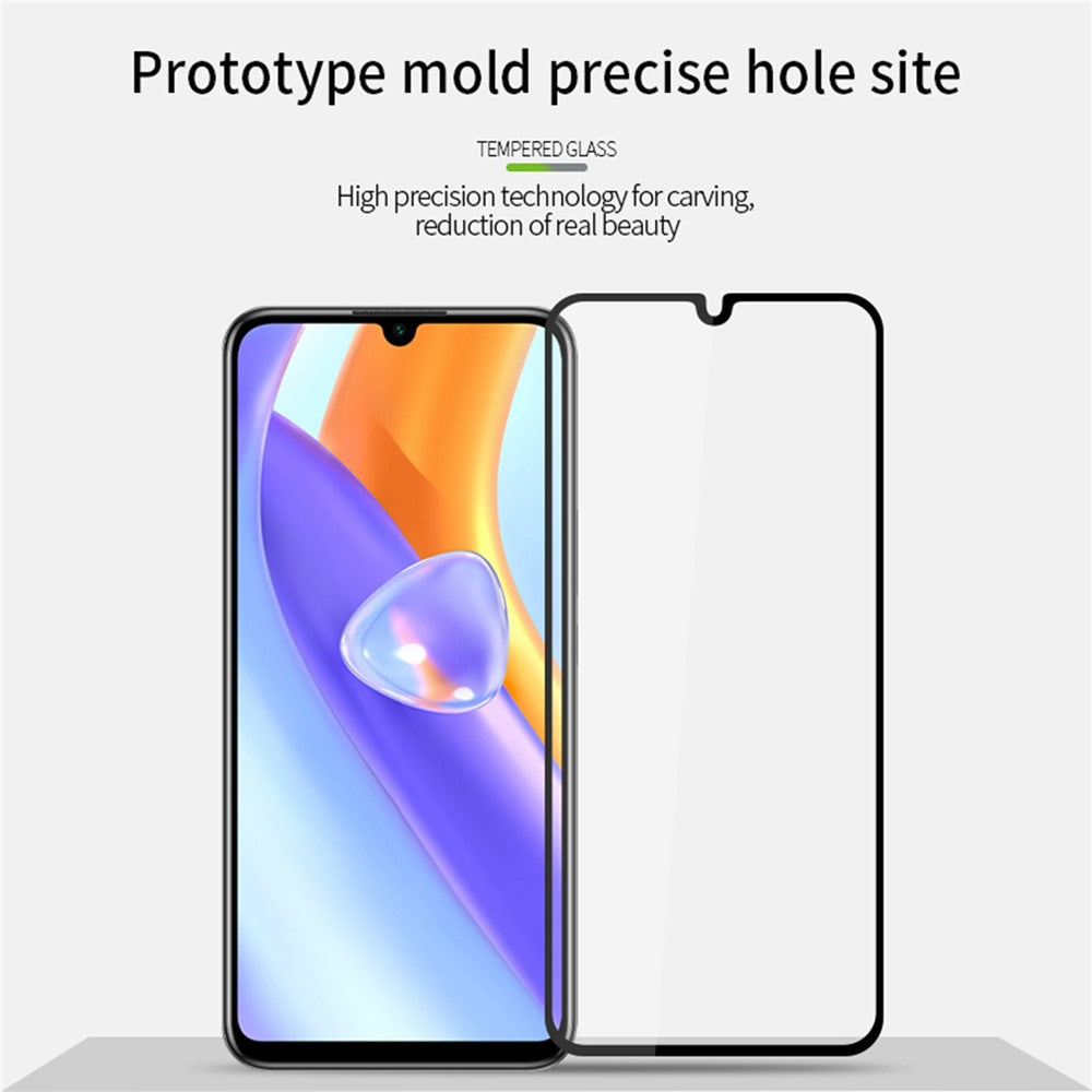 MOFI hærdet JK Series-1-aluminium-silikatglas-skærmbeskyttelse til Xiaomi Redmi 13C 4G / 13C 5G / 13R 5G / Poco M6 5G / Poco C65 4G