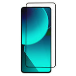 For Xiaomi 13T / 13T Pro Phone Full Screen Protector Silk Printing Tempered Glass Full Glue Film