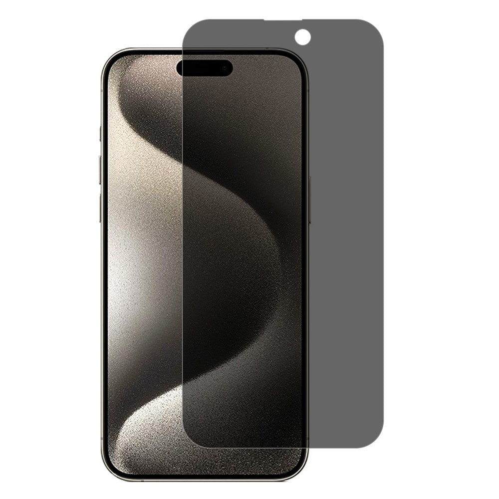 For iPhone 15 Plus Screen Protector Full Cover 0.3mm Arc Edge Anti-Spy Tempered Glass Film