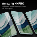 NILLKIN H+Pro för Huawei Mate 60 Skärmskydd Fingeravtrycksfritt AGC Glass HD Klar Skärmfilm