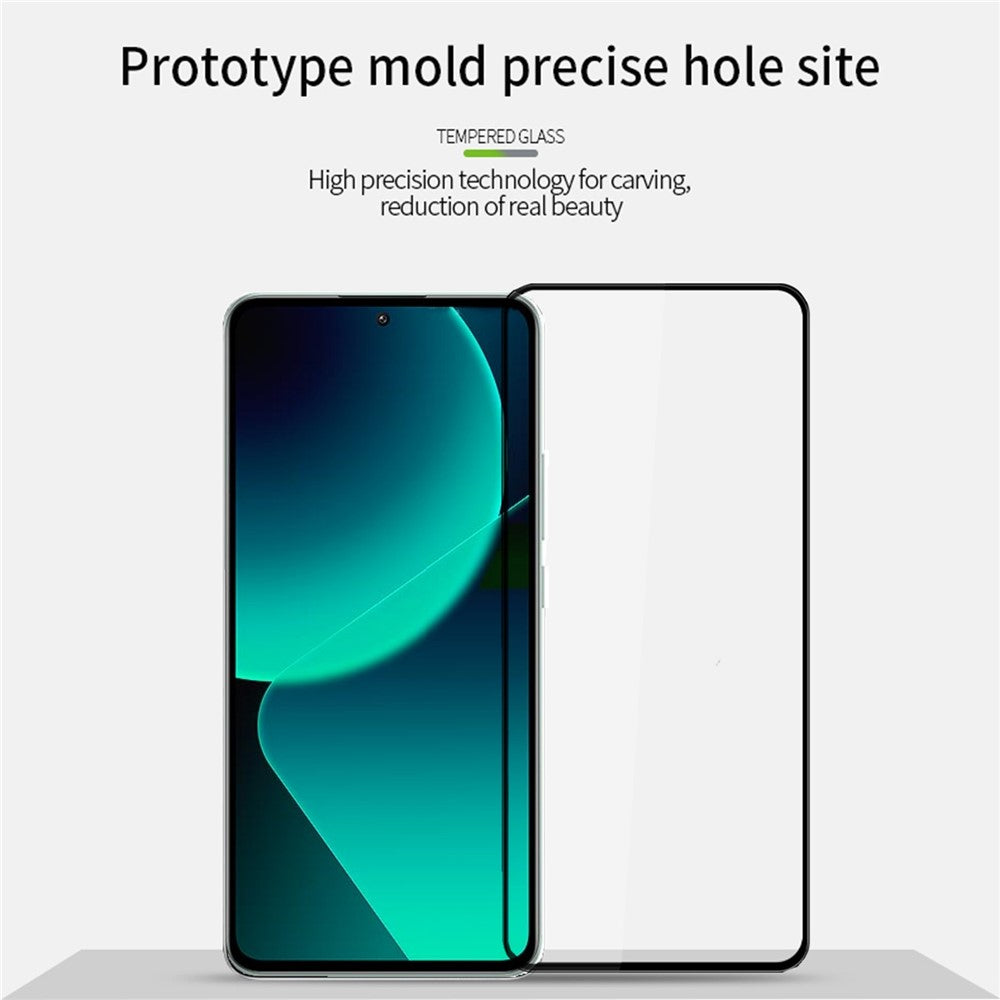 MOFI JK 3D-härdat glasfilm-1 för Xiaomi 13T / 13T Pro / Redmi K60 Ultra explosionsskyddande böjt skärmskydd