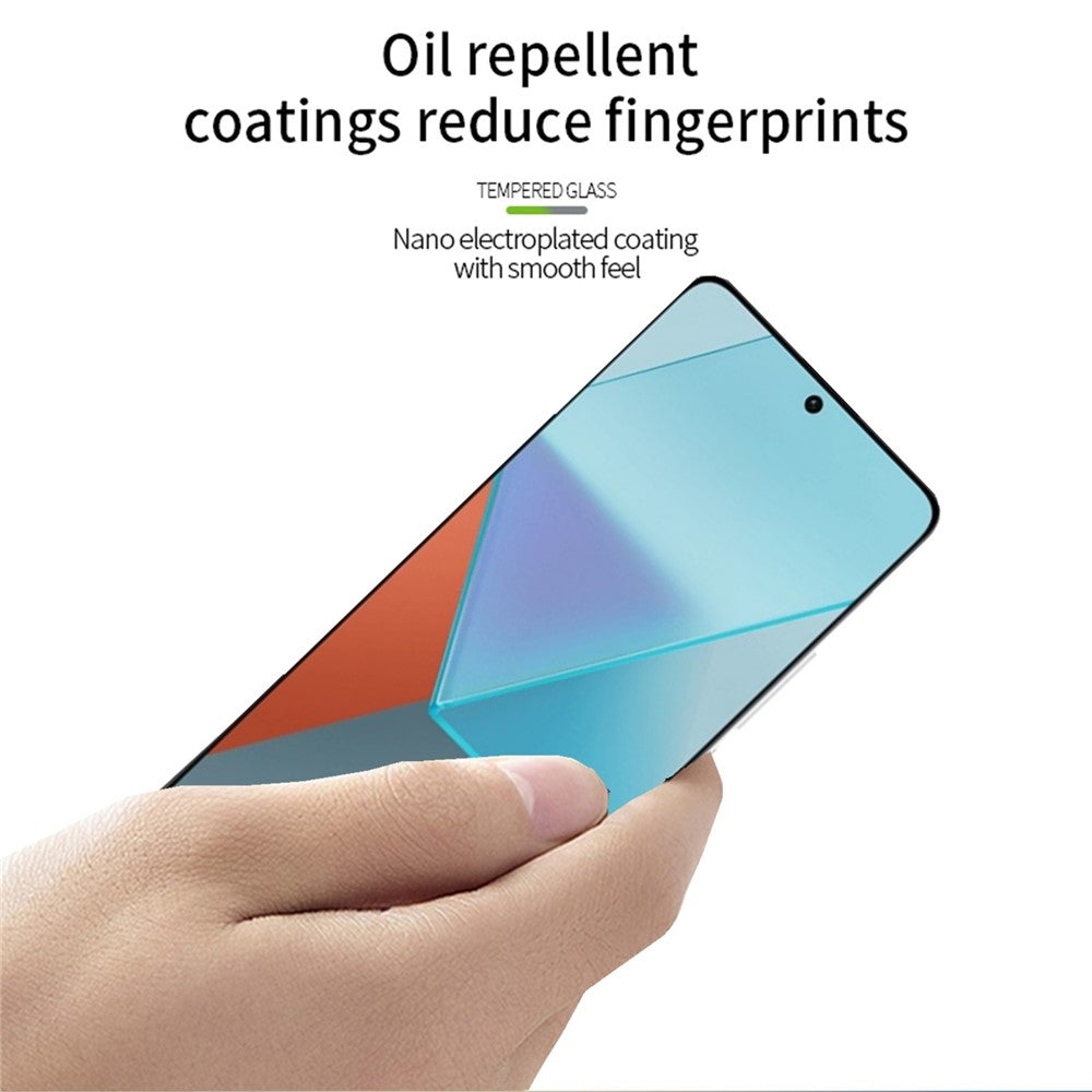 MOFI JK 3D Tempered Glass Film-1 for Xiaomi Redmi Note 13 5G / Note 13 Pro 5G Curved Screen Protector