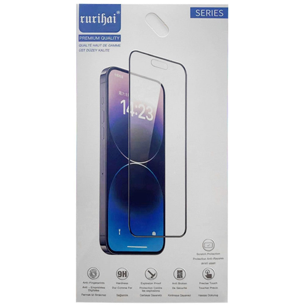 RURIHAI For Samsung Galaxy A05 4G High Aluminum-silicon Glass Screen Protector 2.5D Clear Screen Film