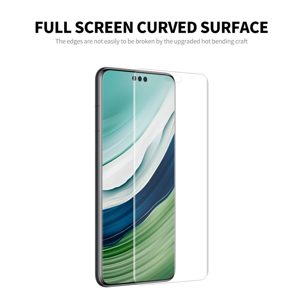 ENKAY HAT PRINCE 10Pcs  /  Pack For Huawei Mate 60 Pro / 60 Pro+ High Definition Screen Protector 3D Curved Full Cover Hot Bending PET Screen Film
