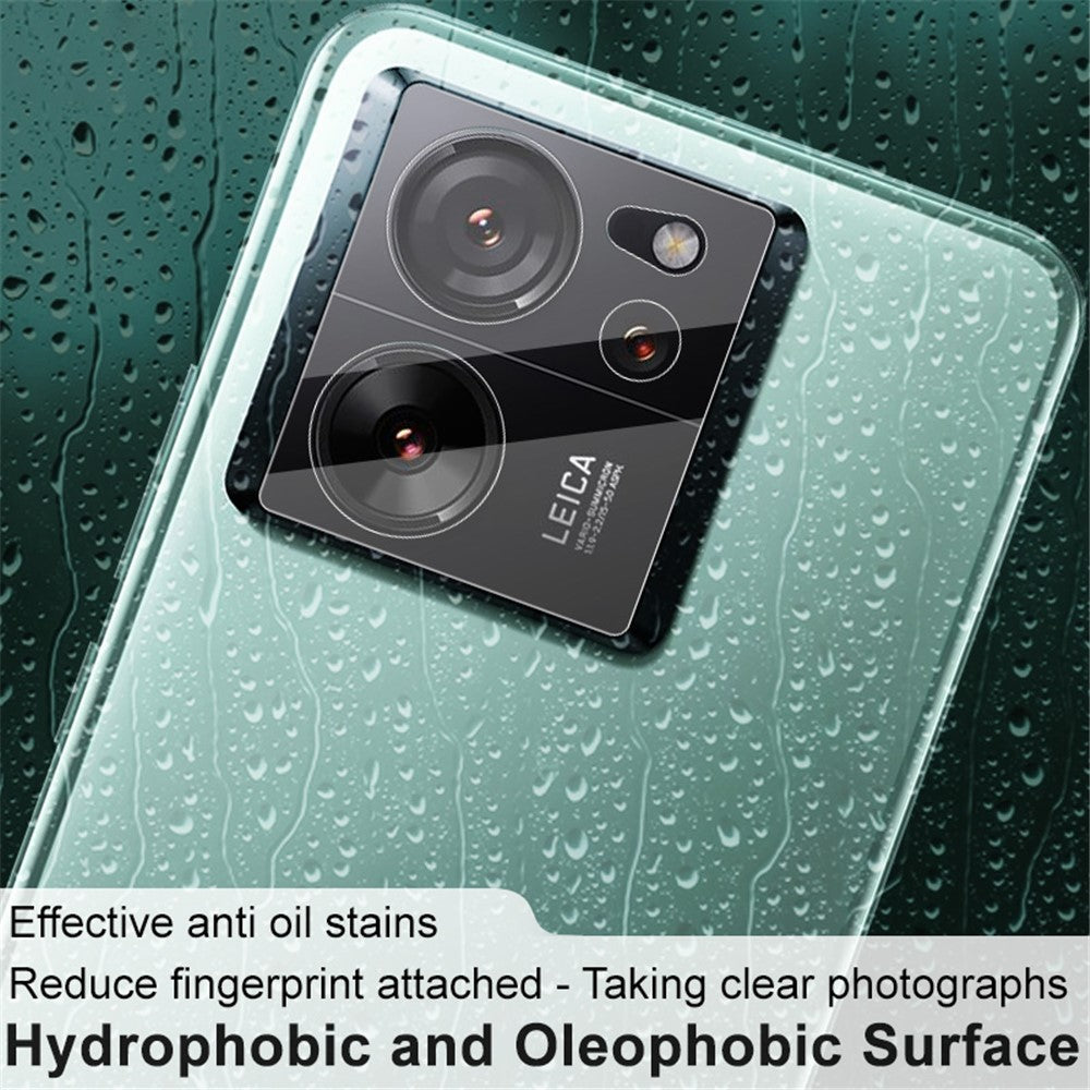 IMAK För Xiaomi 13T / 13T Pro Härdat Glas Linsskydd Integrerad Kameralinsfilm + Akryllinsskydd