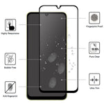 For Samsung Galaxy A05 4G AGC Tempered Glass with Black Edge Full Glue Full Coverage Screen Protector