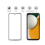 MOCOLO til Samsung Galaxy A15 4G hærdet glas skærmbeskytter Fuldklæbende film