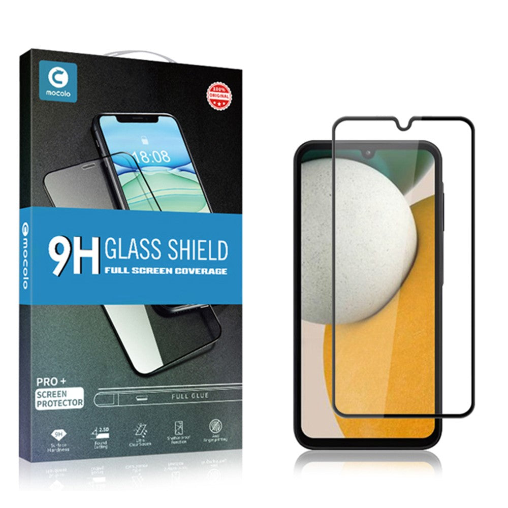 MOCOLO til Samsung Galaxy A15 4G hærdet glas skærmbeskytter Fuldklæbende film