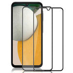 AMORUS 2 stk. Til Samsung Galaxy A15 4G Fuldlim Silketryk Hærdet Glasfilm Fuld Skærmbeskytter