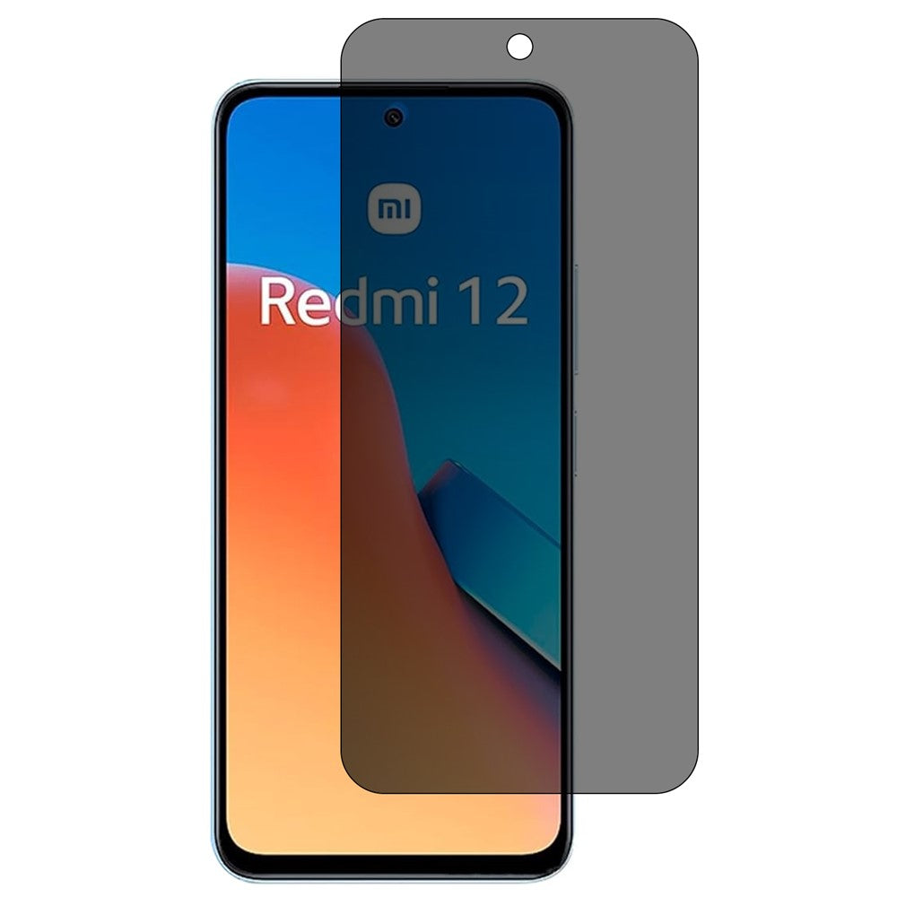 Xiaomi Redmi 12 4G / 5G (Global) / Poco M6 Pro 5G Skärmskydd Anti-Peep Heltäckande Härdat Glasfilm