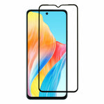 For Oppo A58 4G Full Screen Protector Silk Printing Full Glue 20D Tempered Glass Film