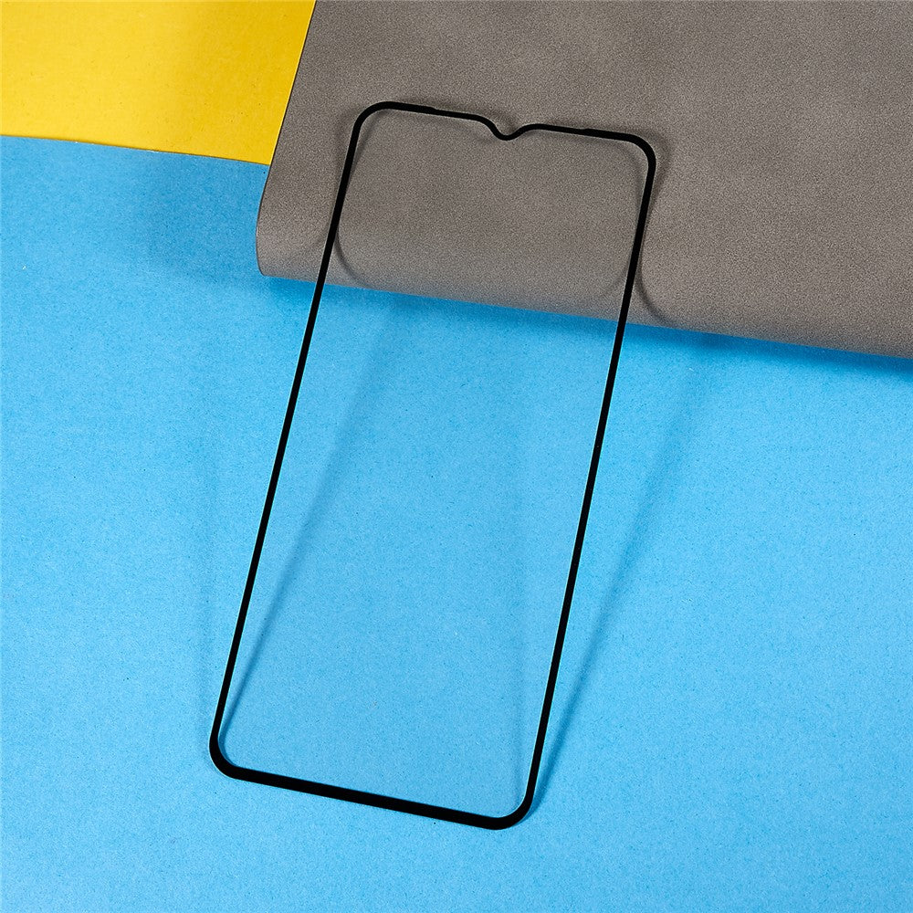 For Oppo A58 4G Full Screen Protector Silk Printing Full Glue 20D Tempered Glass Film