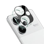 IMAK For Xiaomi Redmi Note 13 Pro+ 5G Camera Lens Film Ultra Clear Tempered Glass Lens Protector+Acrylic Lens Cap (Black Version)