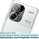 IMAK For Xiaomi Redmi Note 13 Pro+ 5G Camera Lens Film Ultra Clear Tempered Glass Lens Protector+Acrylic Lens Cap (Black Version)