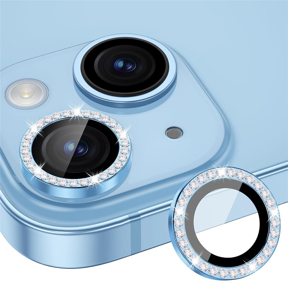 ENKAY HAT PRINCE 1 sæt til iPhone 13 / 13 mini beskyttelsesfilm til baglinse i hærdet glas + kameralinsefilm i aluminiumslegering