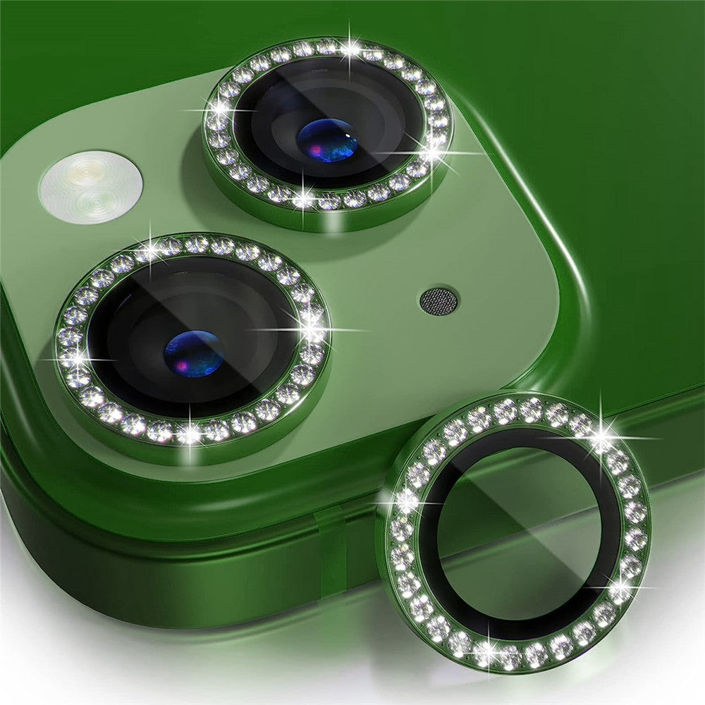ENKAY HAT PRINCE 1 sæt til iPhone 13 / 13 mini beskyttelsesfilm til baglinse i hærdet glas + kameralinsefilm i aluminiumslegering