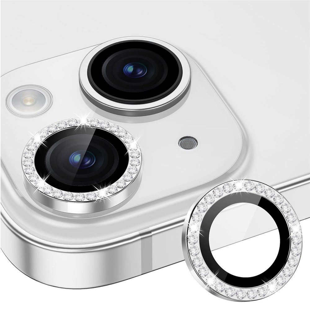 ENKAY HAT PRINCE 1 sæt til iPhone 13 / 13 mini beskyttelsesfilm til baglinse i hærdet glas + kameralinsefilm i aluminiumslegering