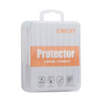 ENKAY HAT PRINCE 1 Set For iPhone 15 / 15 Plus Camera Lens Protector AR HD Clear Rhinestone Rear Lens Film