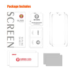 ENKAY HAT PRINCE 2 st för Xiaomi Redmi 13C 4G / Poco C65 4G skärmskydd genomskinligt högt aluminium-kiselglas 0,26 mm 9H 2,5D skärmfilm