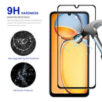 ENKAY HAT PRINCE 2Pcs for Xiaomi Redmi 13C 4G / Poco C65 4G Silk Printing Screen Protector 0.26mm 9H 2.5D Ultra Clear Film