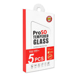 ENKAY HAT PRINCE 5Pcs 0.26mm 2.5D Clear Screen Protector for Xiaomi Redmi 13C 4G / Poco C65 4G High Aluminium-silicon Glass Film