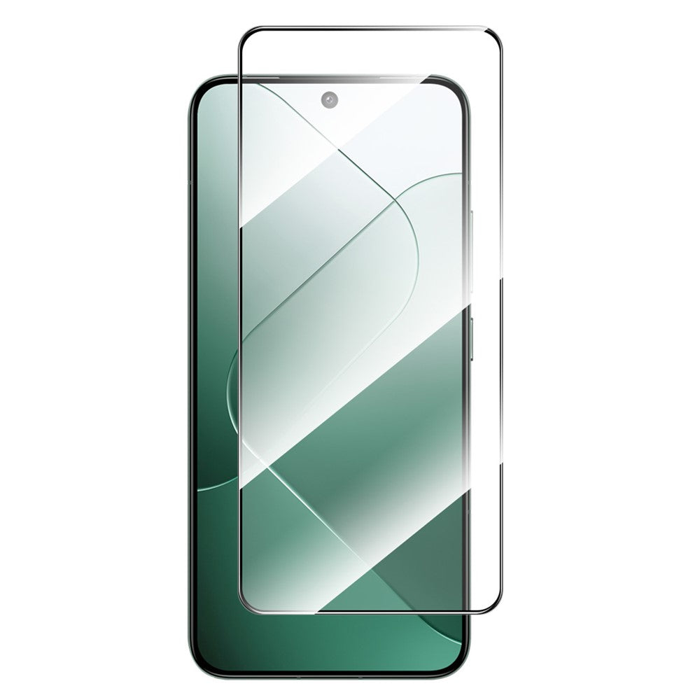 ENKAY HAT PRINCE For Xiaomi 14 Full Glue Phone Full Screen Protector 0.26mm 9H 2.5D Silk Printing Film