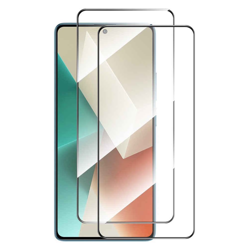 ENKAY HAT PRINCE 2Pcs for Xiaomi Redmi Note 13 5G / Note 13 Pro 5G Screen Protector Full Glue Full Cover Film