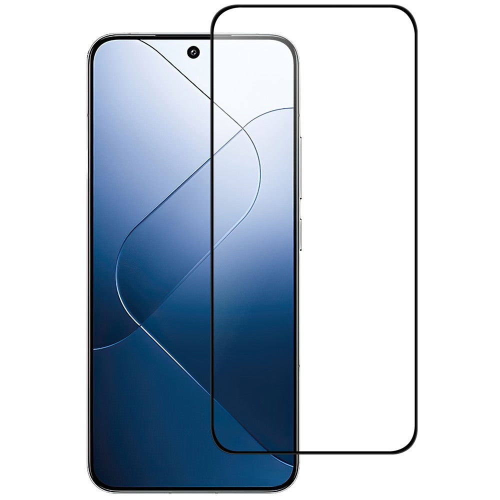 For Xiaomi 14 AGC Tempered Glass with Black Edge Full Glue Full Coverage Screen Protector