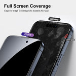 YONGPOLY For iPhone 13 / 13 Pro / 14 Tempered Glass Screen Protector Ultra Clear Film with Dust-Proof Net