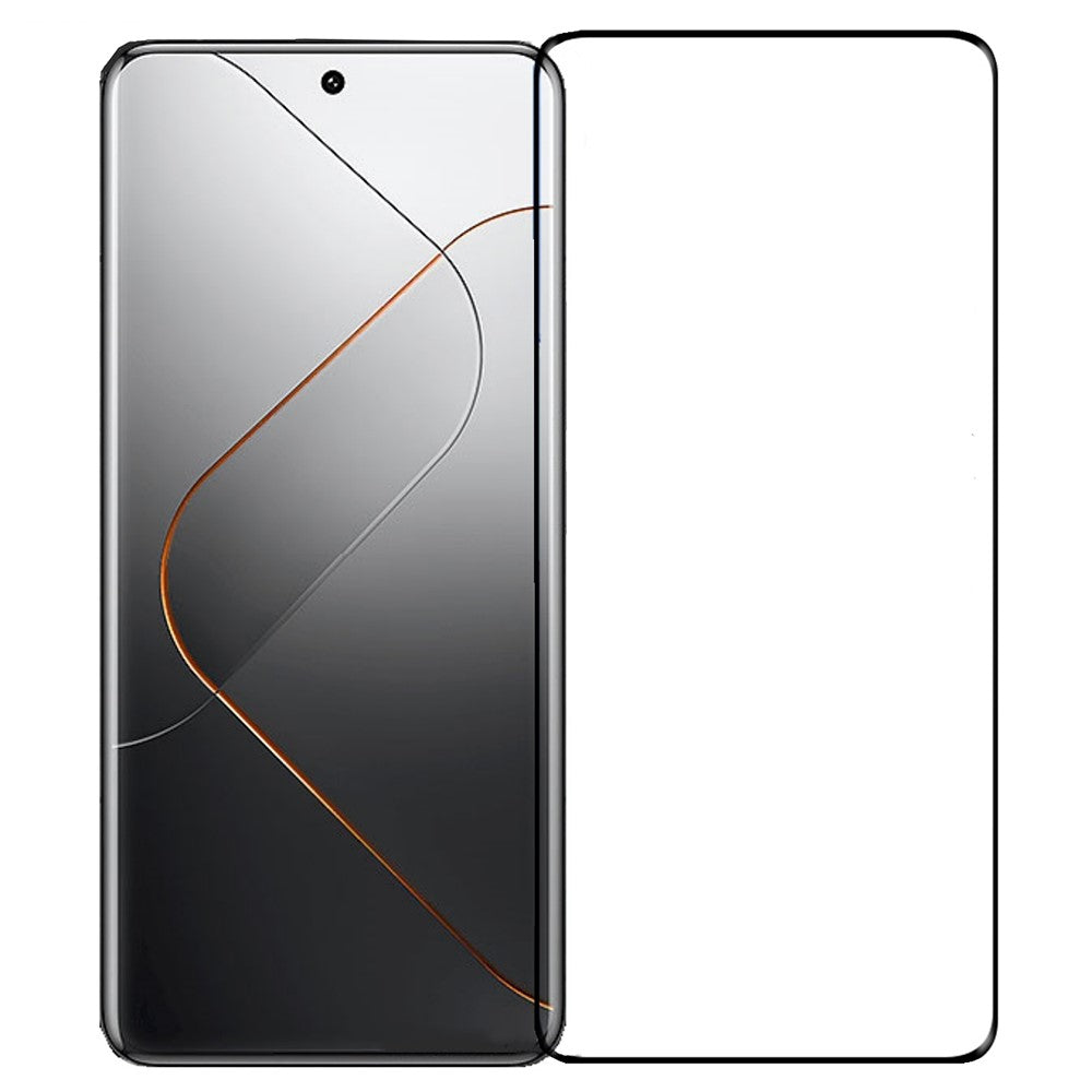 PINWUYO För Xiaomi 14 Pro 3D Hot Bending Skärmskydd Full Glue Anti-Explosion Härdat Glas Film