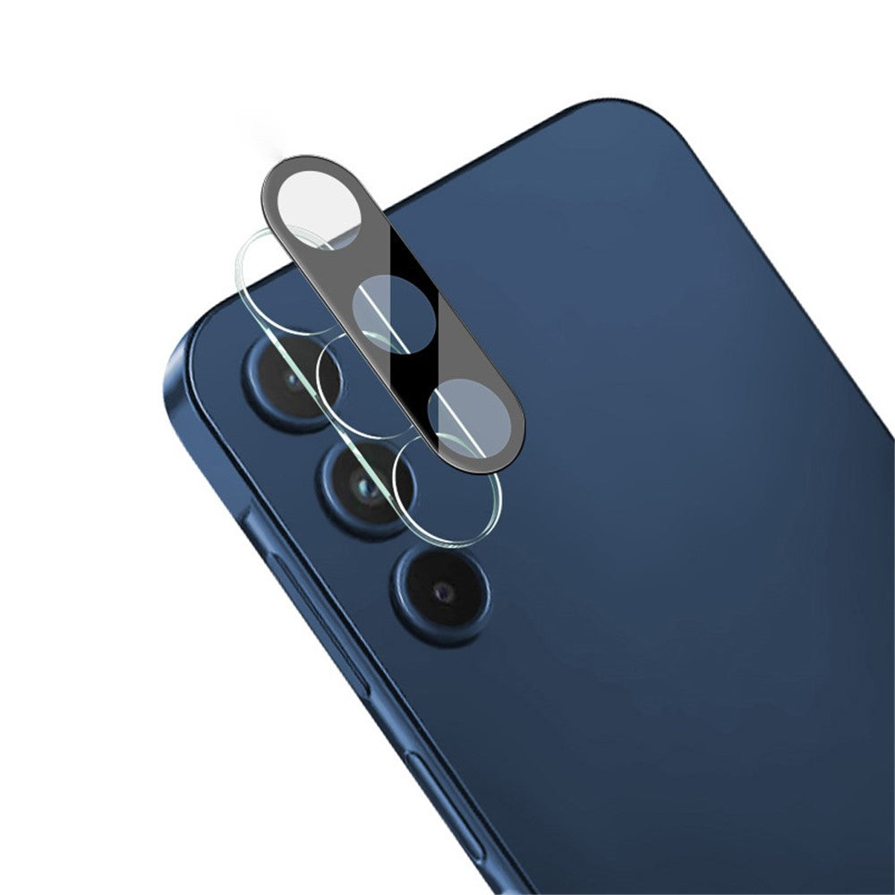IMAK För Samsung Galaxy A15 5G mobillinsfilm Härdat Glas Linsskydd + Akryl Linsskydd (Svart Version)