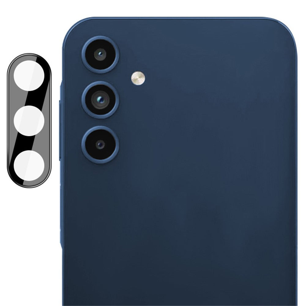 IMAK För Samsung Galaxy A15 5G mobillinsfilm Härdat Glas Linsskydd + Akryl Linsskydd (Svart Version)