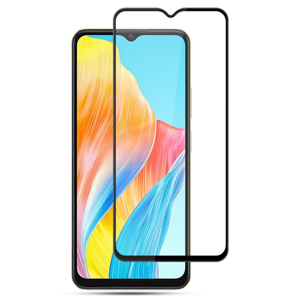 MOCOLO For Oppo A18 4G Tempered Glass Film Full Glue Silk Printing Full Screen Protector