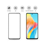 MOCOLO For Oppo A58 4G Screen Protector Full Glue Secondary Hardening Tempered Glass Film
