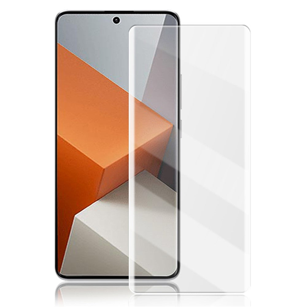 MOCOLO För Xiaomi Redmi Note 13 Pro+ 5G Härdat Glas UV Flytande Helskärmsskydd 3D Böjd Film