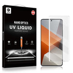 MOCOLO För Xiaomi Redmi Note 13 Pro+ 5G Härdat Glas UV Flytande Helskärmsskydd 3D Böjd Film