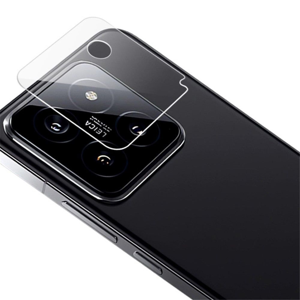 IMAK 2 st/set för Xiaomi 14 mobilmobil kameralinsfilm HD genomskinligt bakre linsskydd