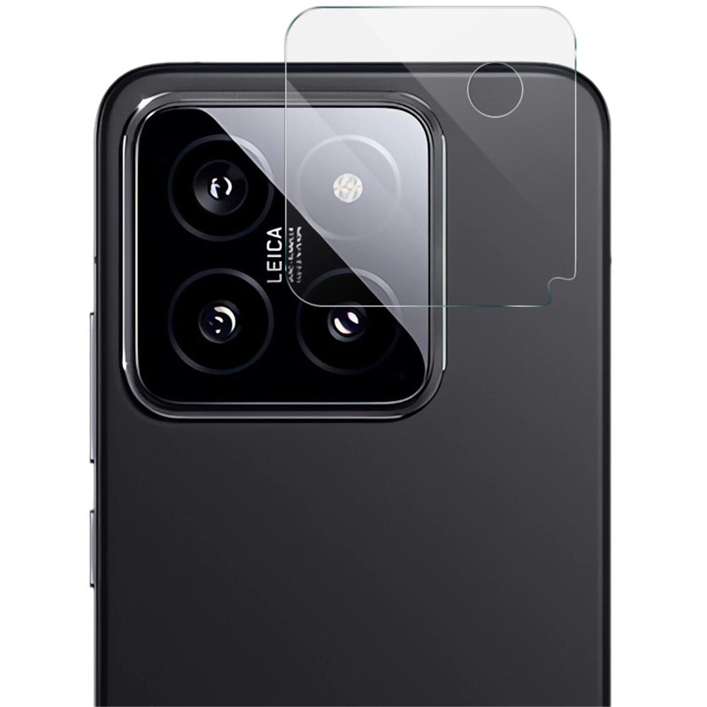 IMAK 2 st/set för Xiaomi 14 mobilmobil kameralinsfilm HD genomskinligt bakre linsskydd