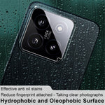IMAK 2 st/set för Xiaomi 14 mobilmobil kameralinsfilm HD genomskinligt bakre linsskydd