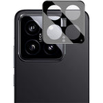IMAK För Xiaomi 14 Härdat Glas mobil Bakre Linsfilm Kamera Linsskydd (Svart Version)