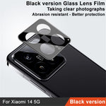 IMAK För Xiaomi 14 Härdat Glas mobil Bakre Linsfilm Kamera Linsskydd (Svart Version)